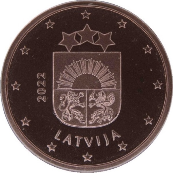 Латвия 1 Евро цент