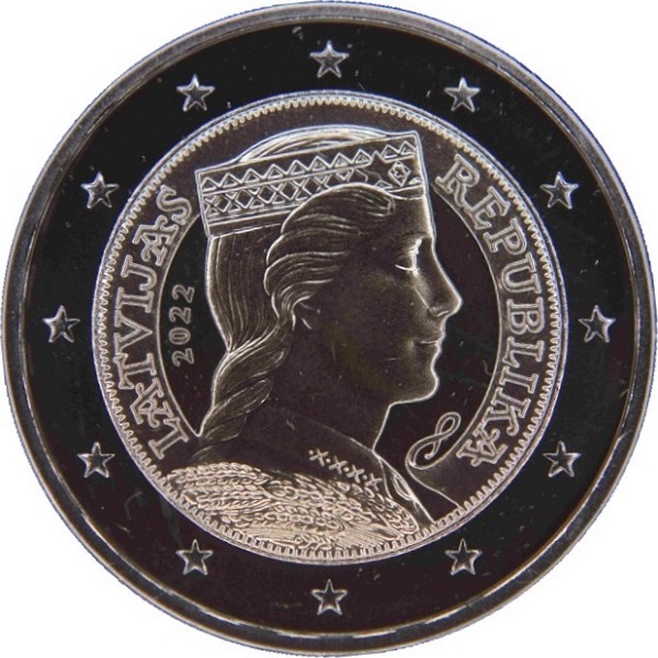 Латвия 2 Евро