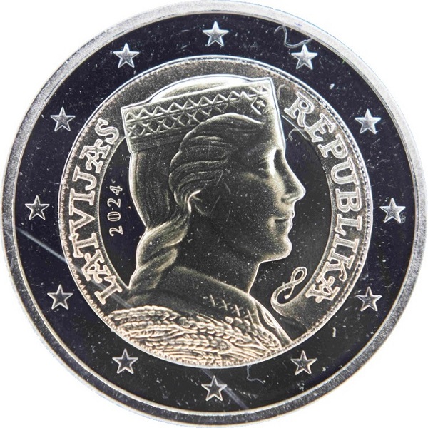 Латвия 2 Евро