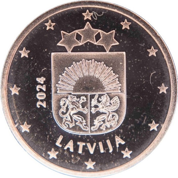 Латвия 2 Евро цент