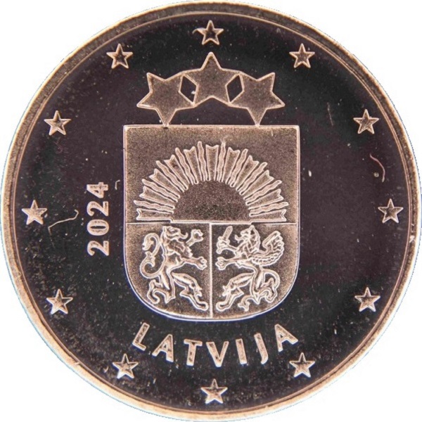Латвия 5 Евро цент