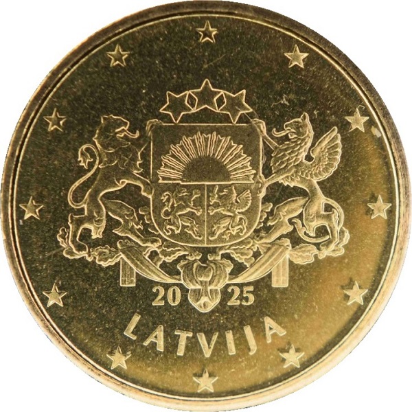 Латвия 10 Евро цент