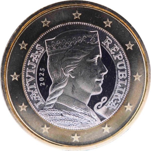 Латвия 1 Евро