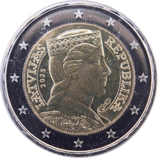 Латвия 2 Евро