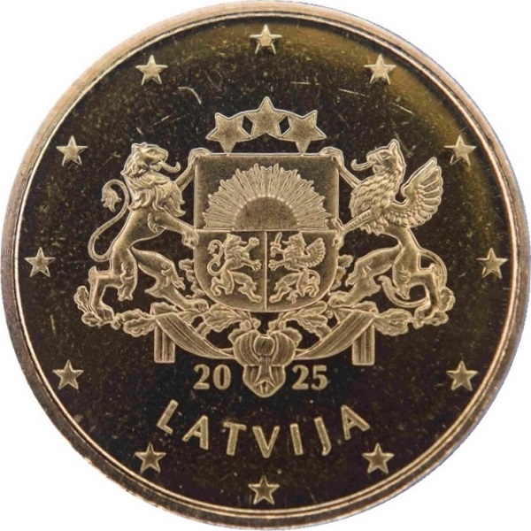 Латвия 50 Евро цент