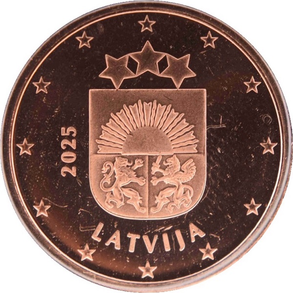 Латвия 5 Евро цент