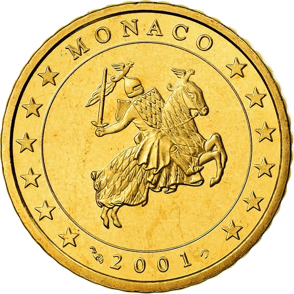 Монако 50 Евро цент