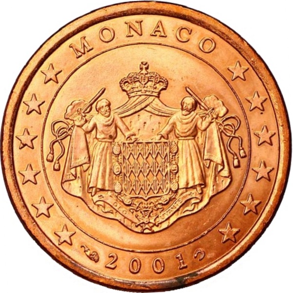 Монако 5 Евро цент