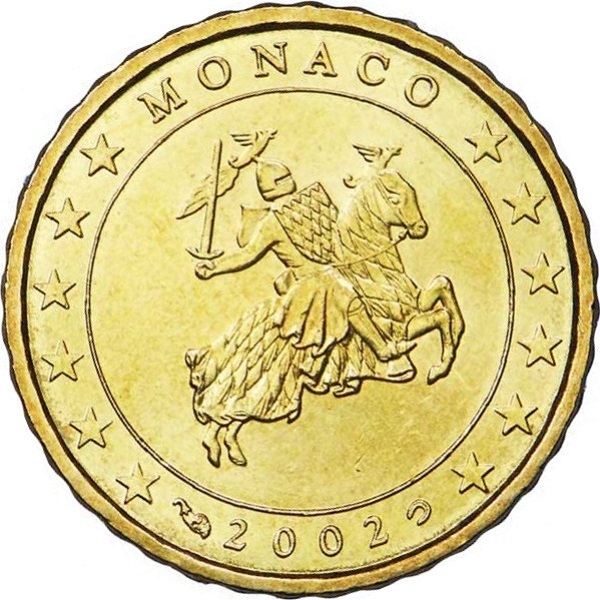 Монако 10 Евро цент