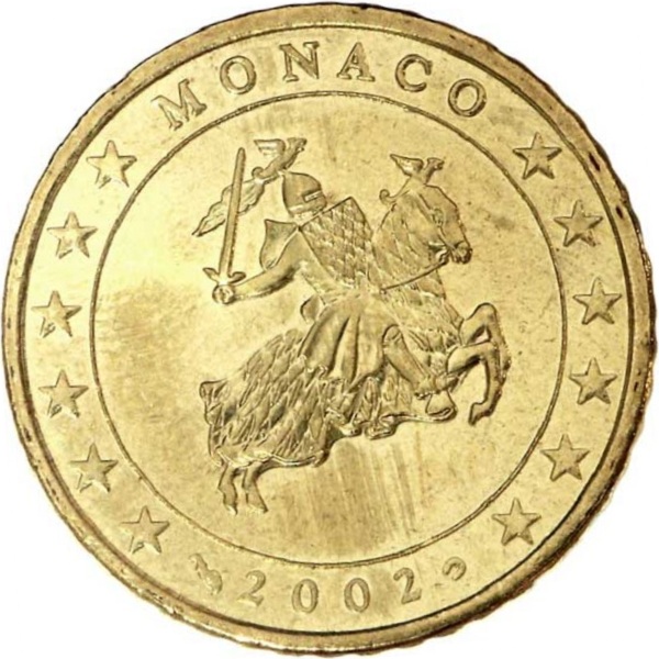 Монако 50 Евро цент