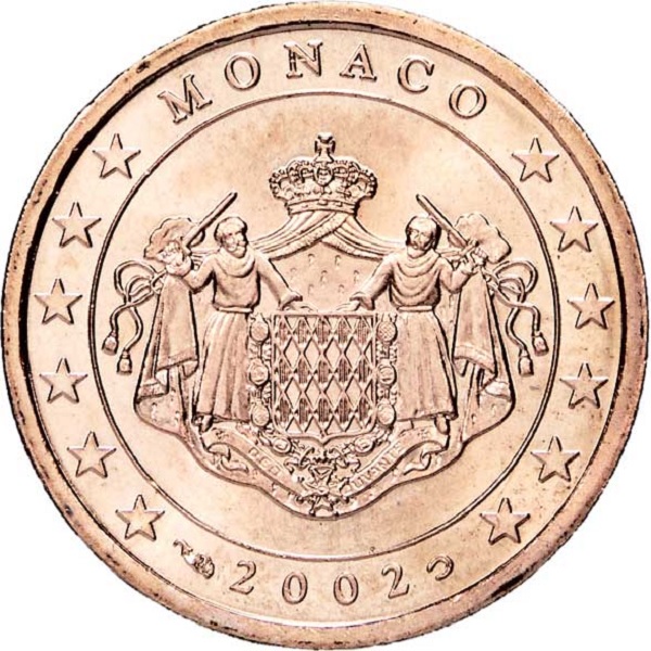 Монако 5 Евро цент