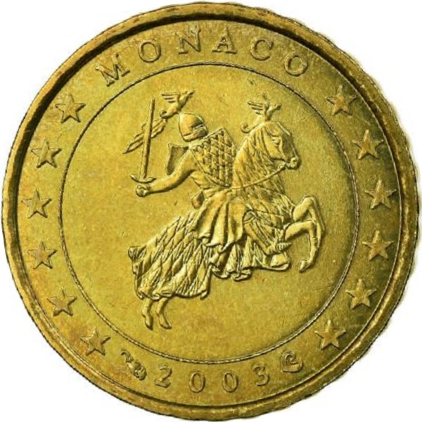 Монако 10 Евро цент