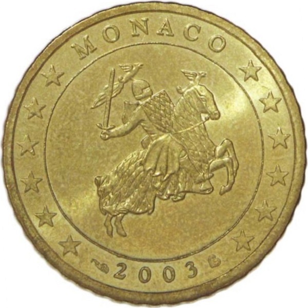 Монако 50 Евро цент