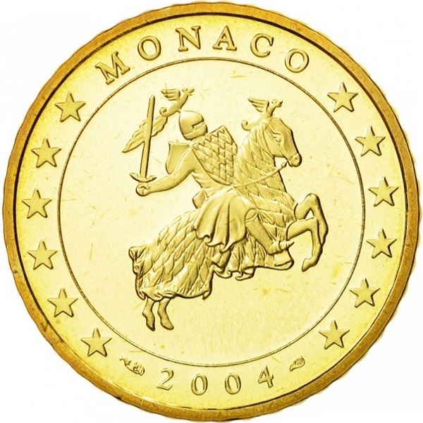 Монако 50 Евро цент