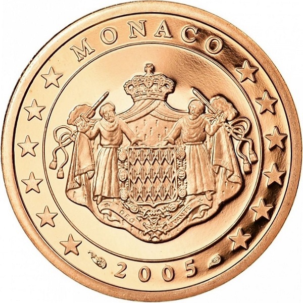 Монако 5 Евро цент