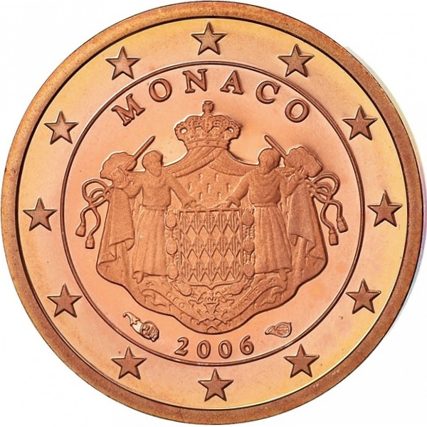 Монако 1 Евро цент
