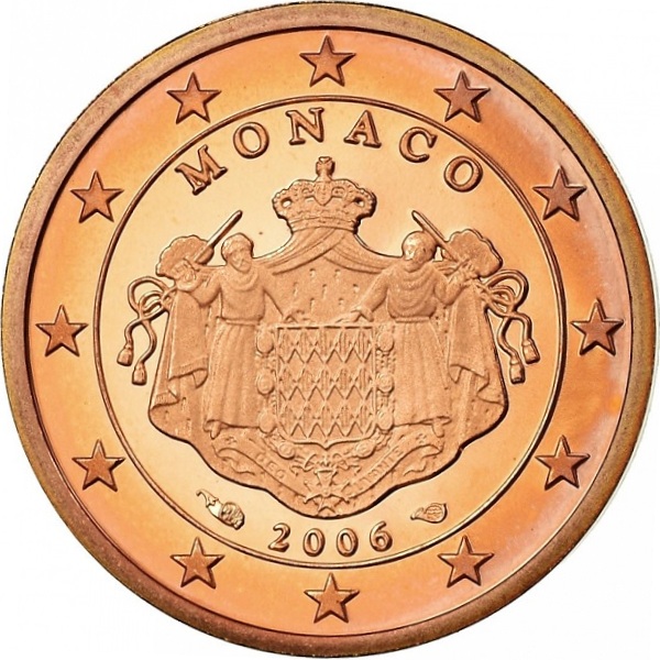 Монако 2 Евро цент