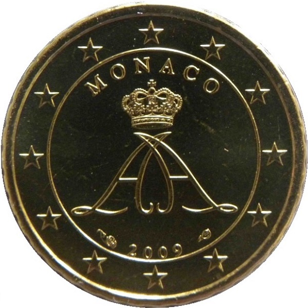 Монако 10 Евро цент