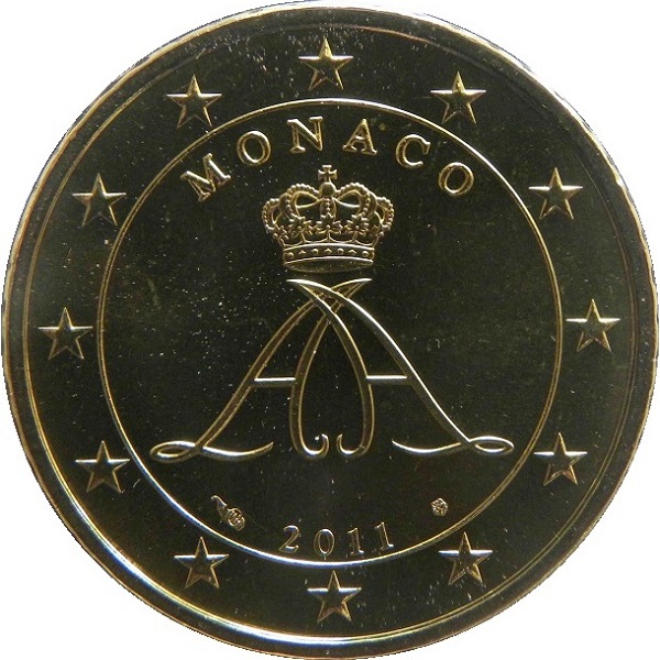 Монако 50 Евро цент