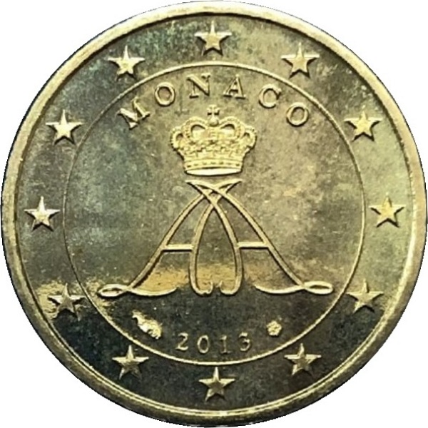 Монако 10 Евро цент