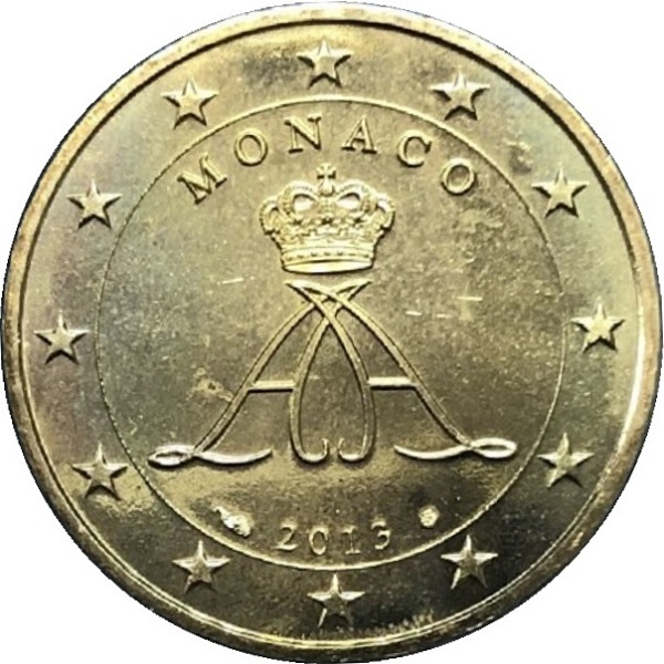 Монако 50 Евро цент