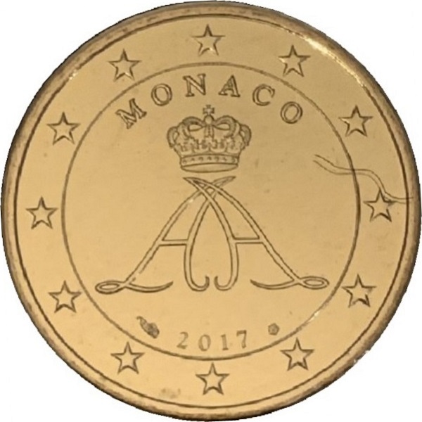 Монако 50 Евро цент