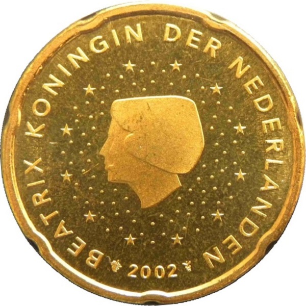 Нидерланды 20 Евро цент