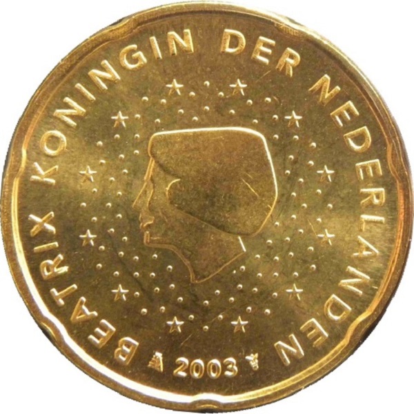 Нидерланды 20 Евро цент