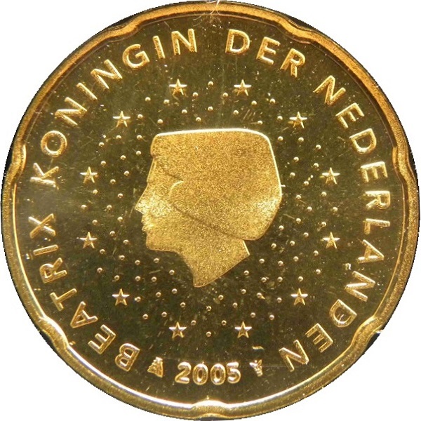 Нидерланды 20 Евро цент