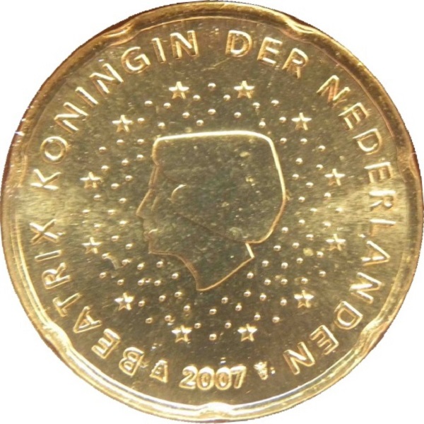 Нидерланды 20 Евро цент