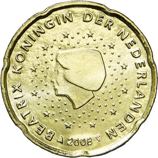 Нидерланды 20 Евро цент