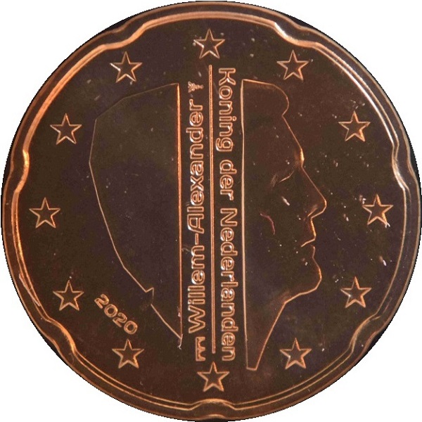 Нидерланды 20 Евро цент