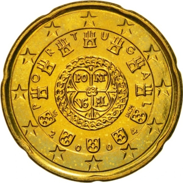 Португалия 20 Евро цент