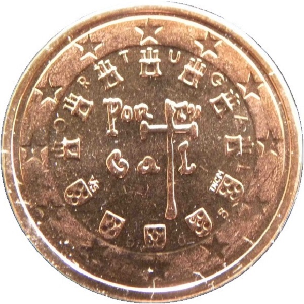 Португалия 2 Евро цент