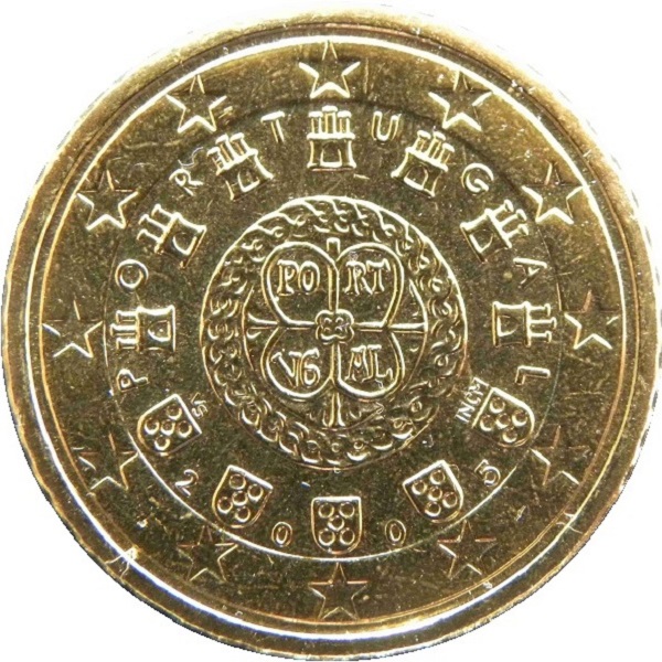 Португалия 50 Евро цент