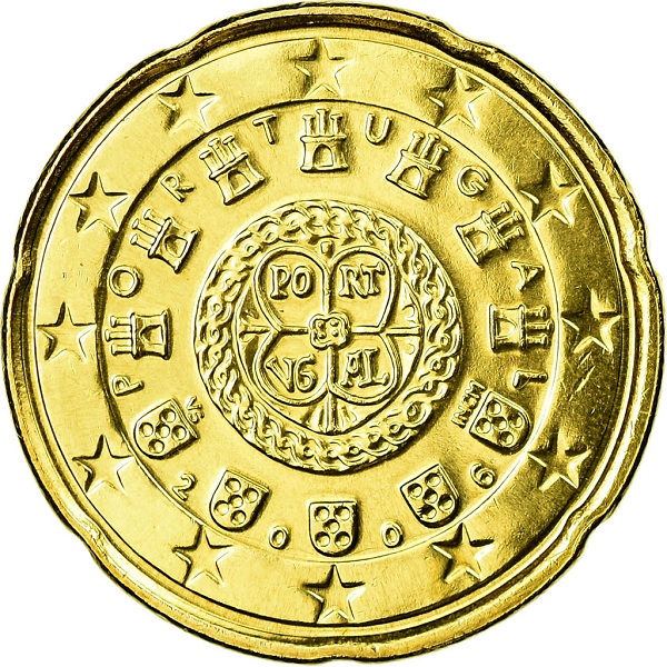 Португалия 20 Евро цент