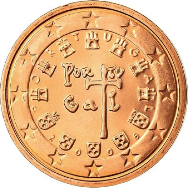Португалия 2 Евро цент