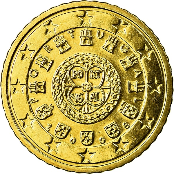 Португалия 50 Евро цент