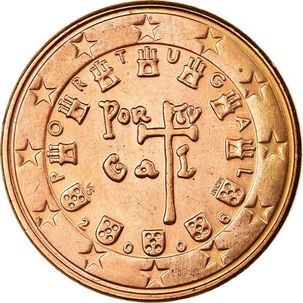 Португалия 5 Евро цент