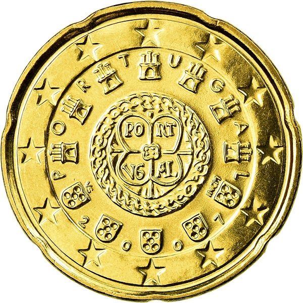 Португалия 20 Евро цент