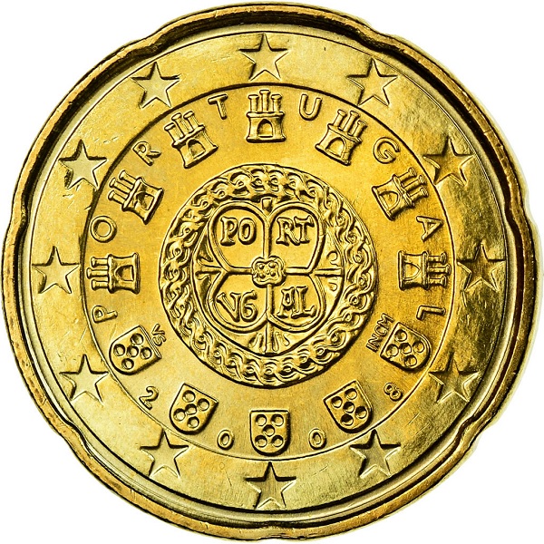 Португалия 20 Евро цент