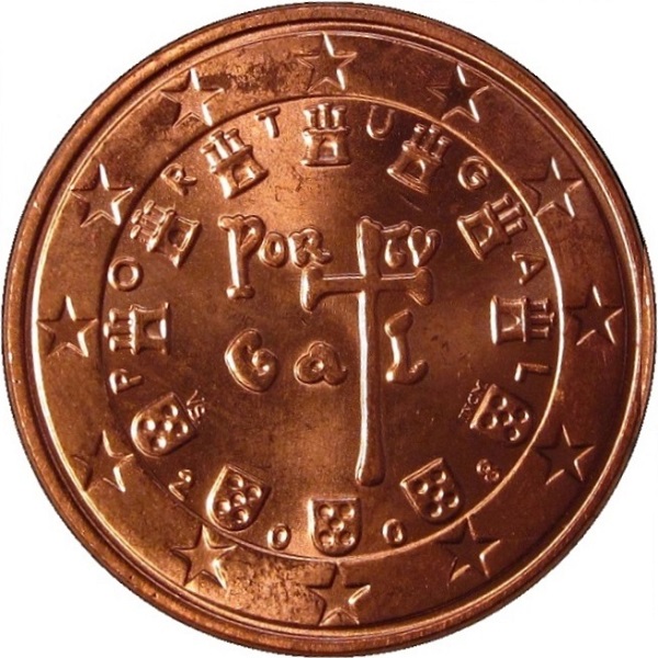 Португалия 5 Евро цент