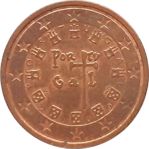 Португалия 2 Евро цент