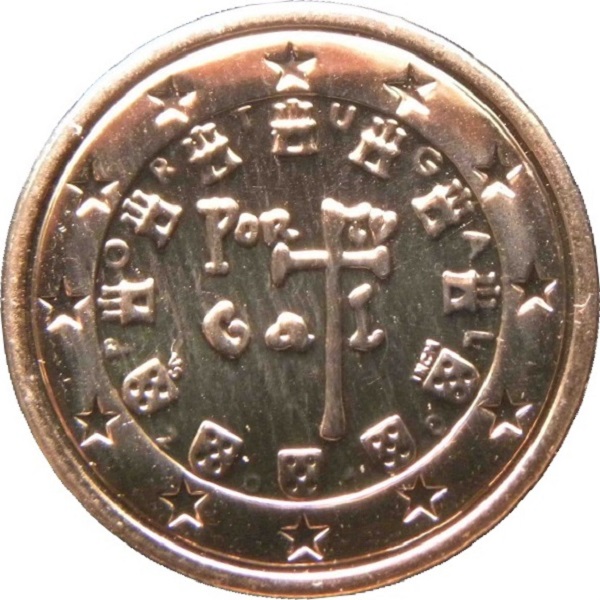 Португалия 1 Евро цент