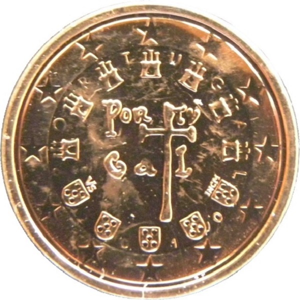 Португалия 2 Евро цент