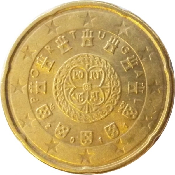 Португалия 20 Евро цент