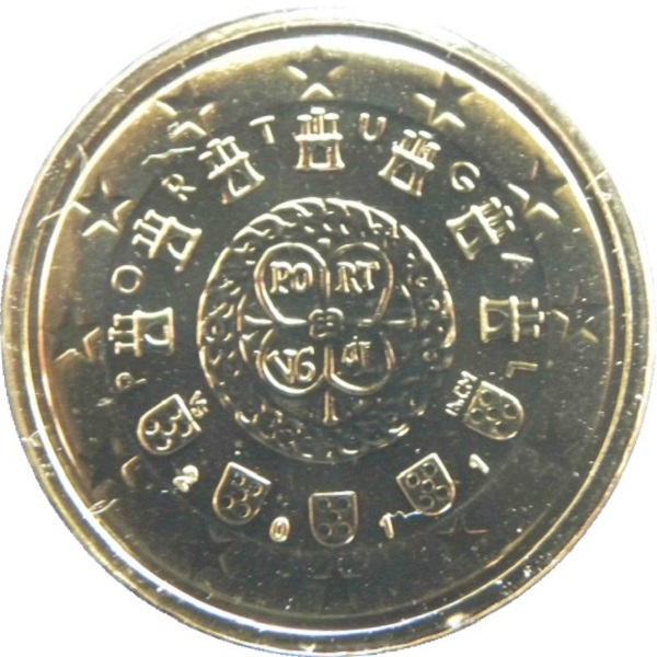 Португалия 50 Евро цент