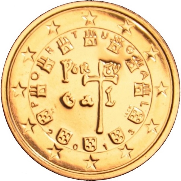 Португалия 1 Евро цент