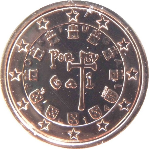 Португалия 1 Евро цент
