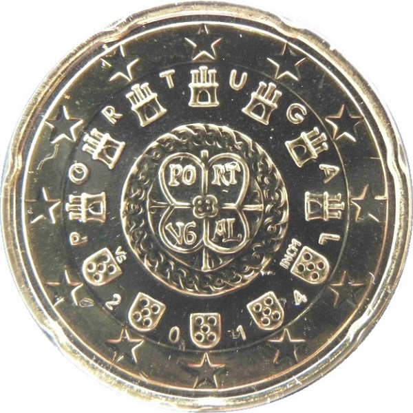 Португалия 20 Евро цент